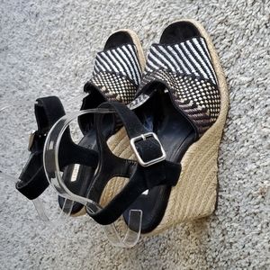 Topshop Wedge Sandals Size 7.5
